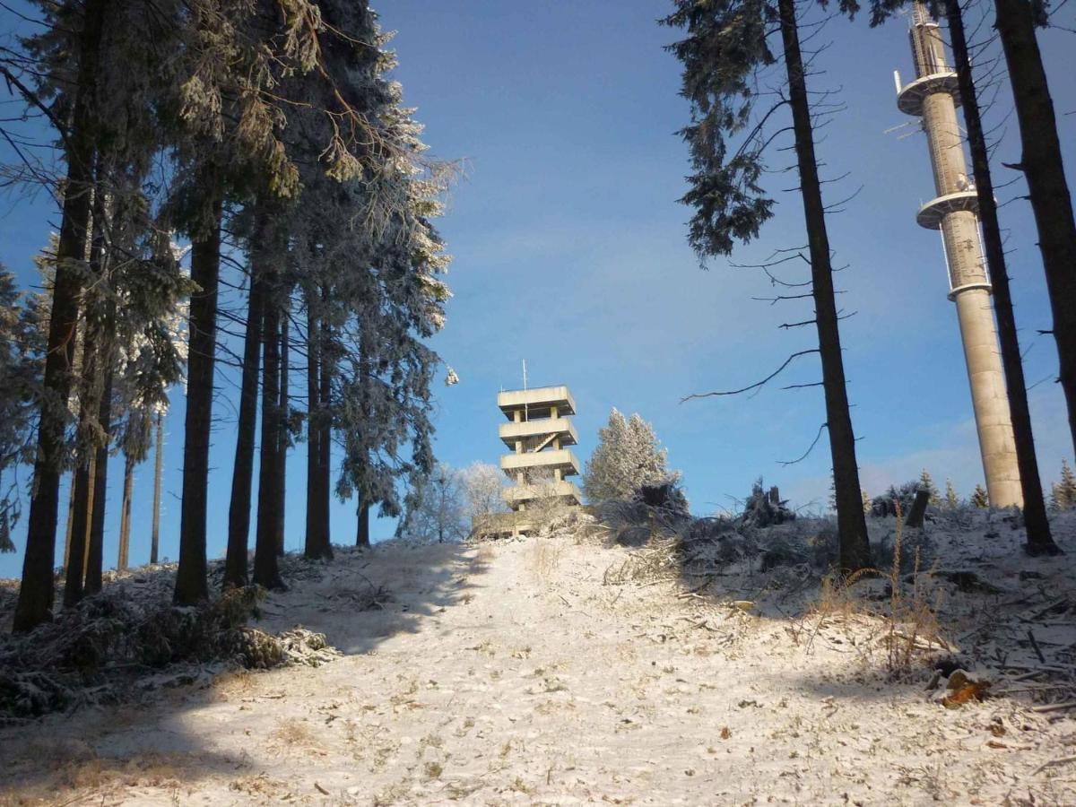 Serene Apartment Near Ski Area In Hesborn Buitenkant foto